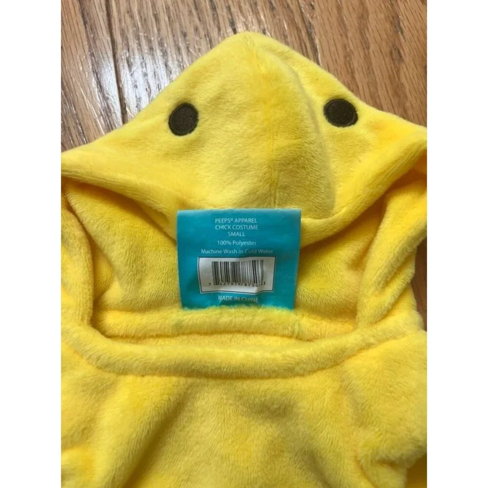 Peeps pet/ dog yellow soft fleece - size small